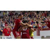 Richmond Kickers celebrate win