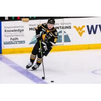 Forward Cal Kiefiuk with the Wheeling Nailers