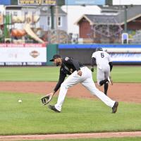 York Revolution first baseman David Washington