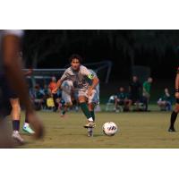 Midfielder Charles Ahl with Stetson University