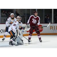 Peterborough Petes centre Gavin Bryant awaits a scoring opportunity